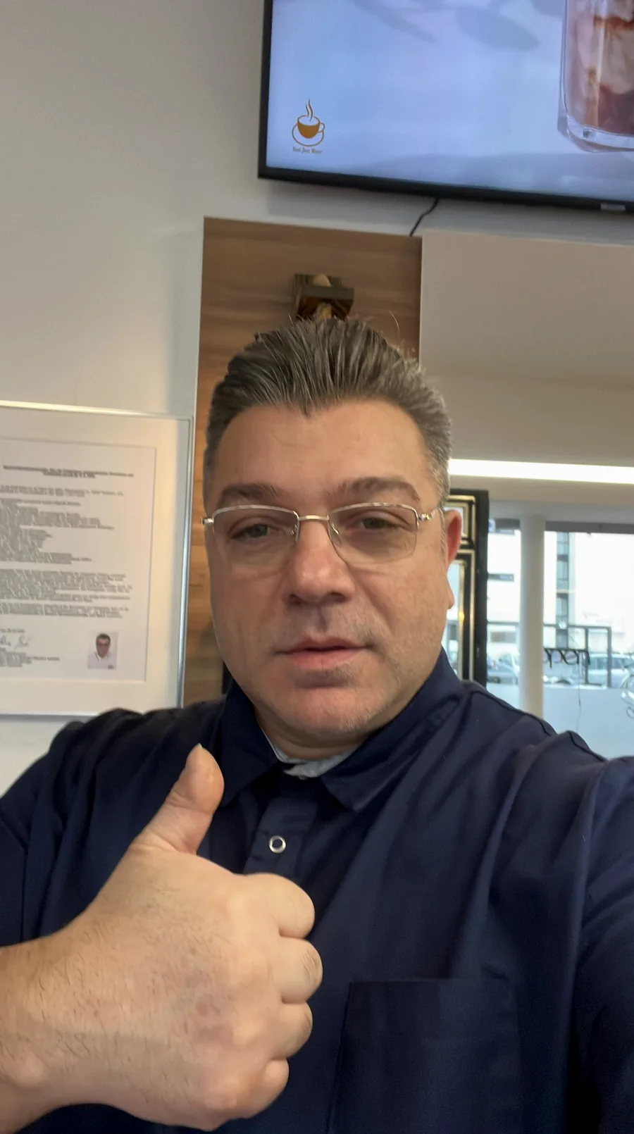 Porträt von Friseurmeister Mihai Dan